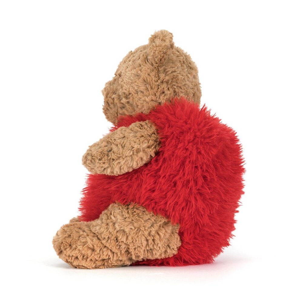 Jellycat Bartholomew Bear HEARTTHROB Authentic US seller HTF RETIRED Valentines - Picture 3 of 14